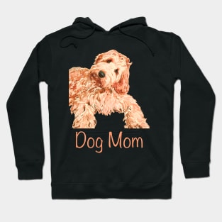 Adorable puppy dog with the phrase Dog Mom. Hoodie